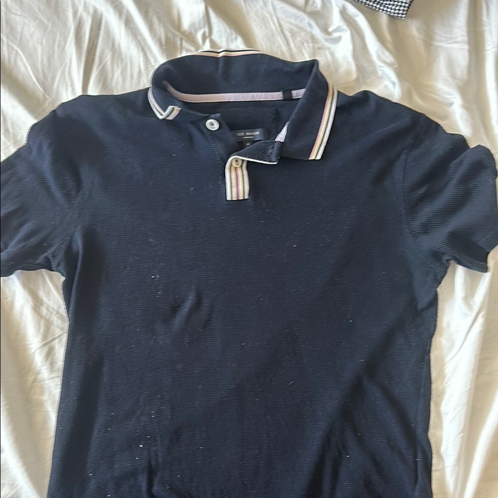 Ted Baker London Navy Polo Shirt